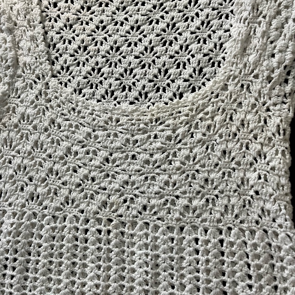 Beautiful cotton crochet top/minidress! EUC (S). Perfect for Coachella!